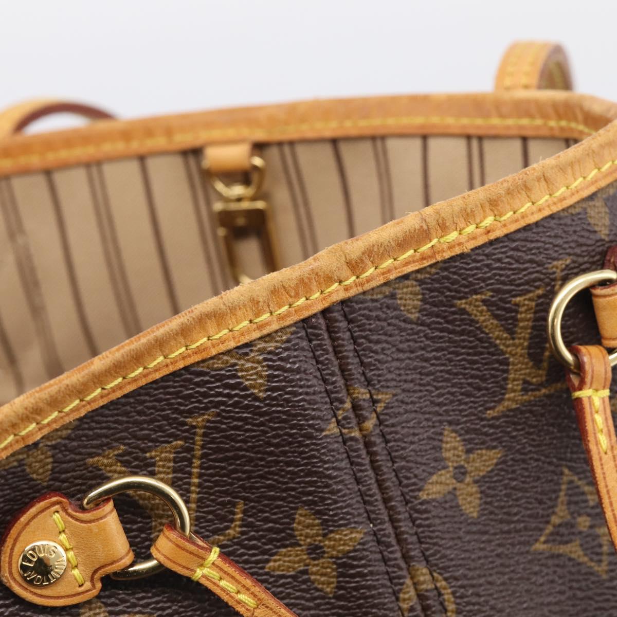 LOUIS VUITTON Monogram Neverfull PM Tote Bag M40155 LV Auth 213328A