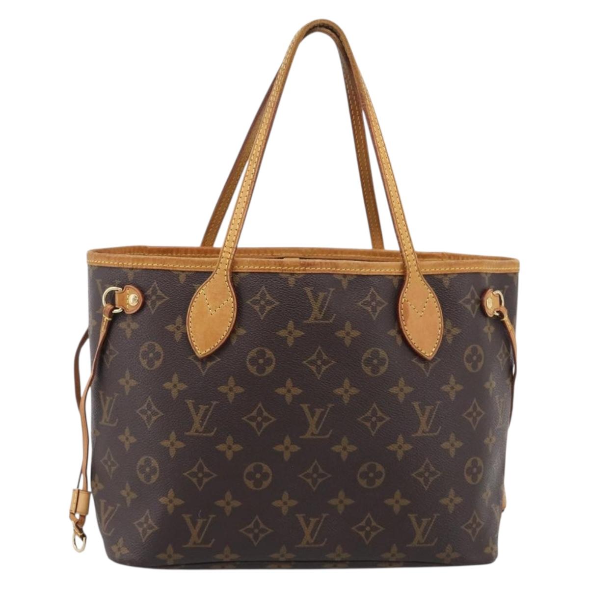 LOUIS VUITTON Monogram Neverfull PM Tote Bag M40155 LV Auth 213328A