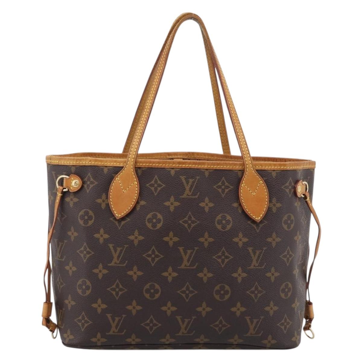 LOUIS VUITTON Monogram Neverfull PM Tote Bag M40155 LV Auth 213328A