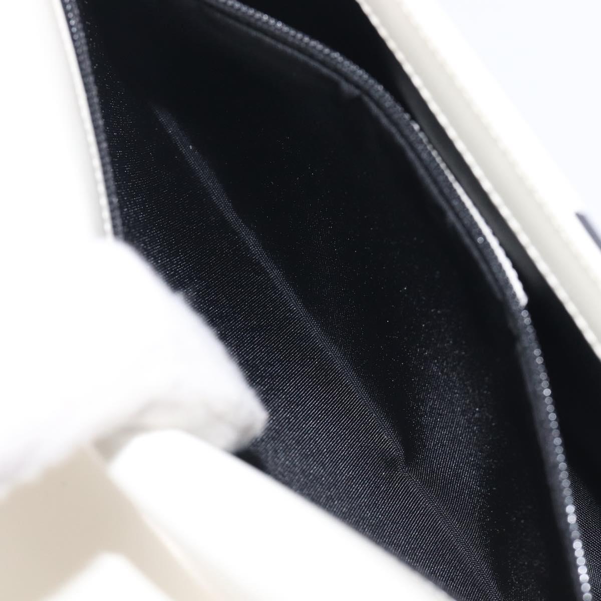 BVLGARI Shoulder Bag Satin Black Gold Auth 213344A