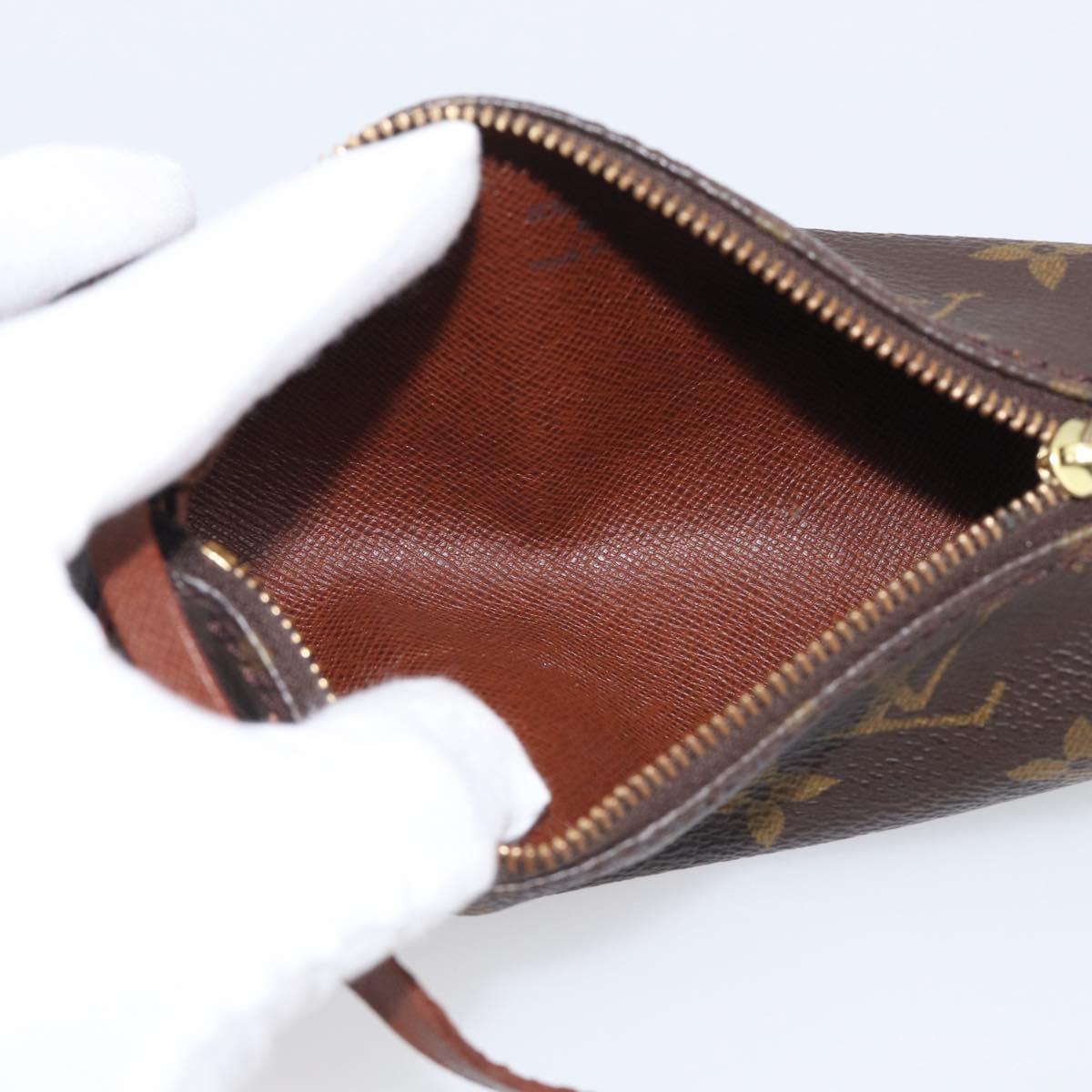 LOUIS VUITTON Monogram Papillon Pouch LV Auth 213349