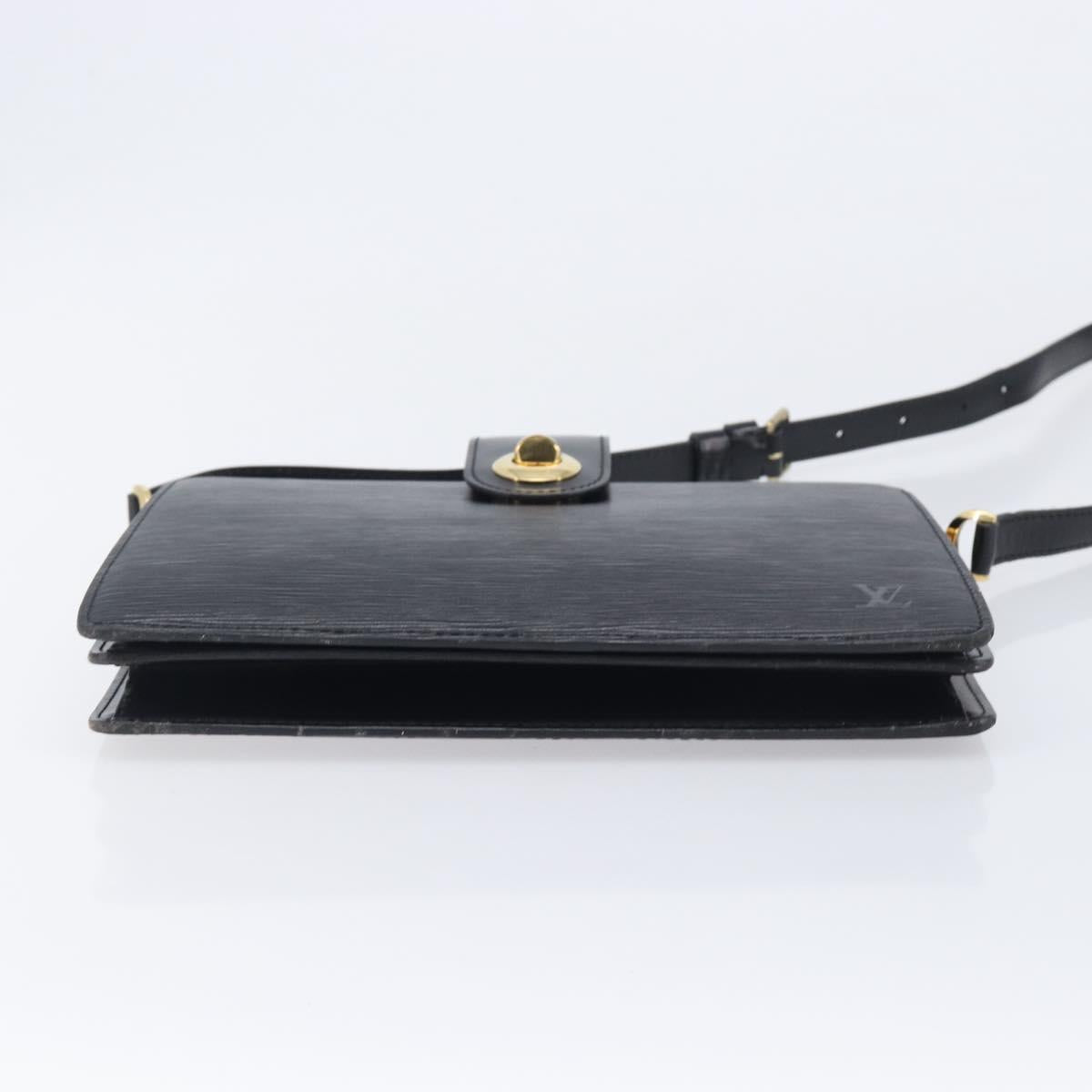 LOUIS VUITTON Epi Capuchin Shoulder Bag Black M52342 LV Auth 213361A