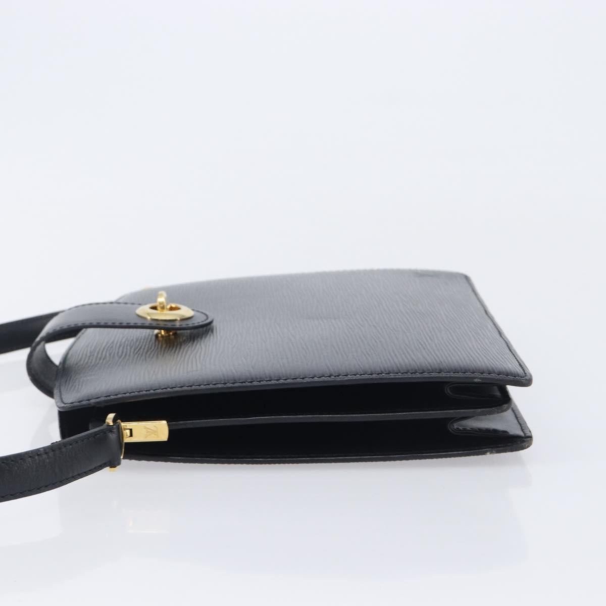 LOUIS VUITTON Epi Capuchin Shoulder Bag Black M52342 LV Auth 213361A