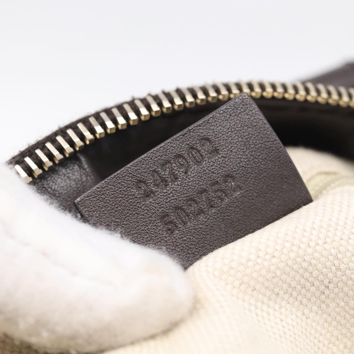 GUCCI GG Canvas Sukey Hand Bag 2way Beige Gold 247902 Auth 213375A