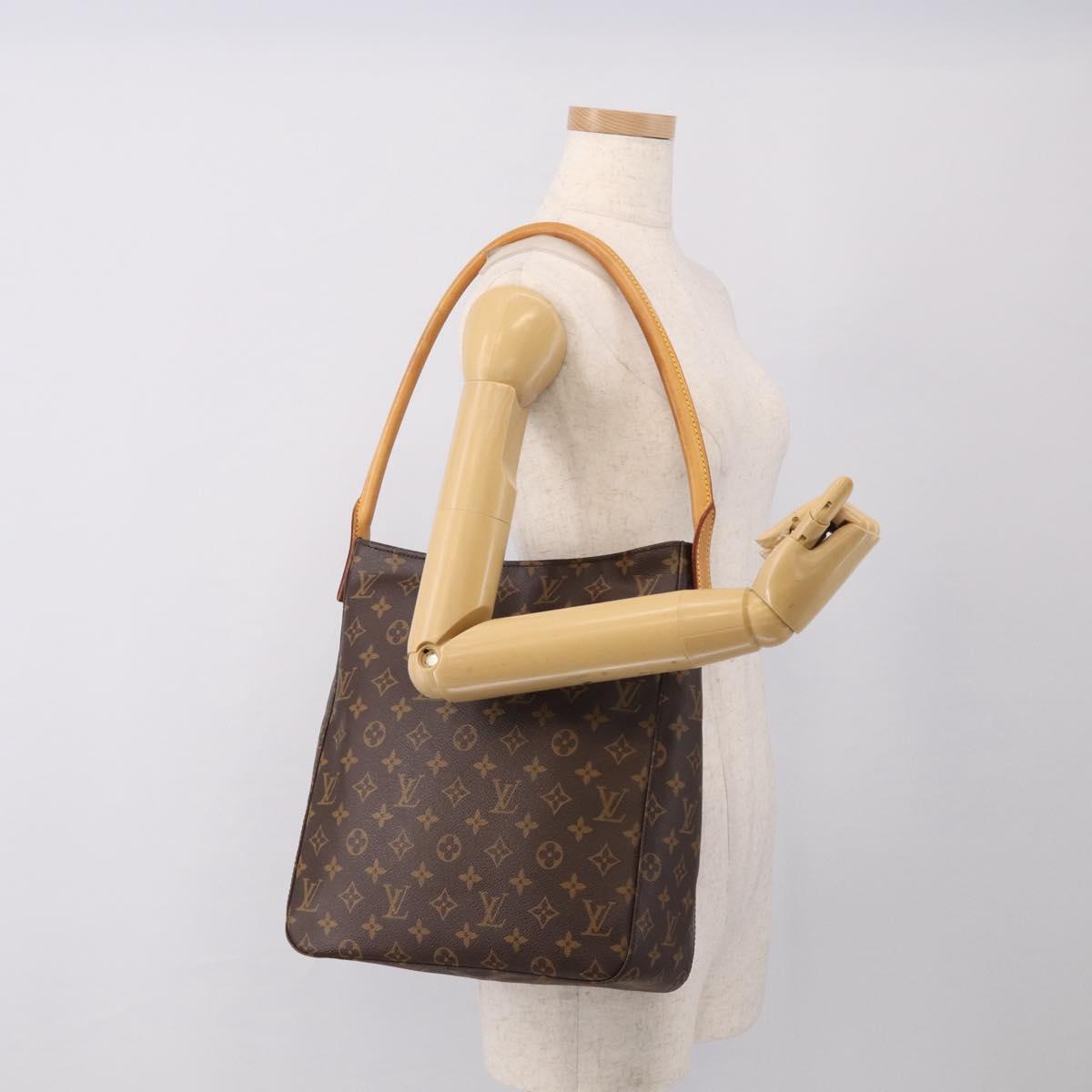 LOUIS VUITTON Monogram Looping GM Shoulder Bag M51145 LV Auth 213381A