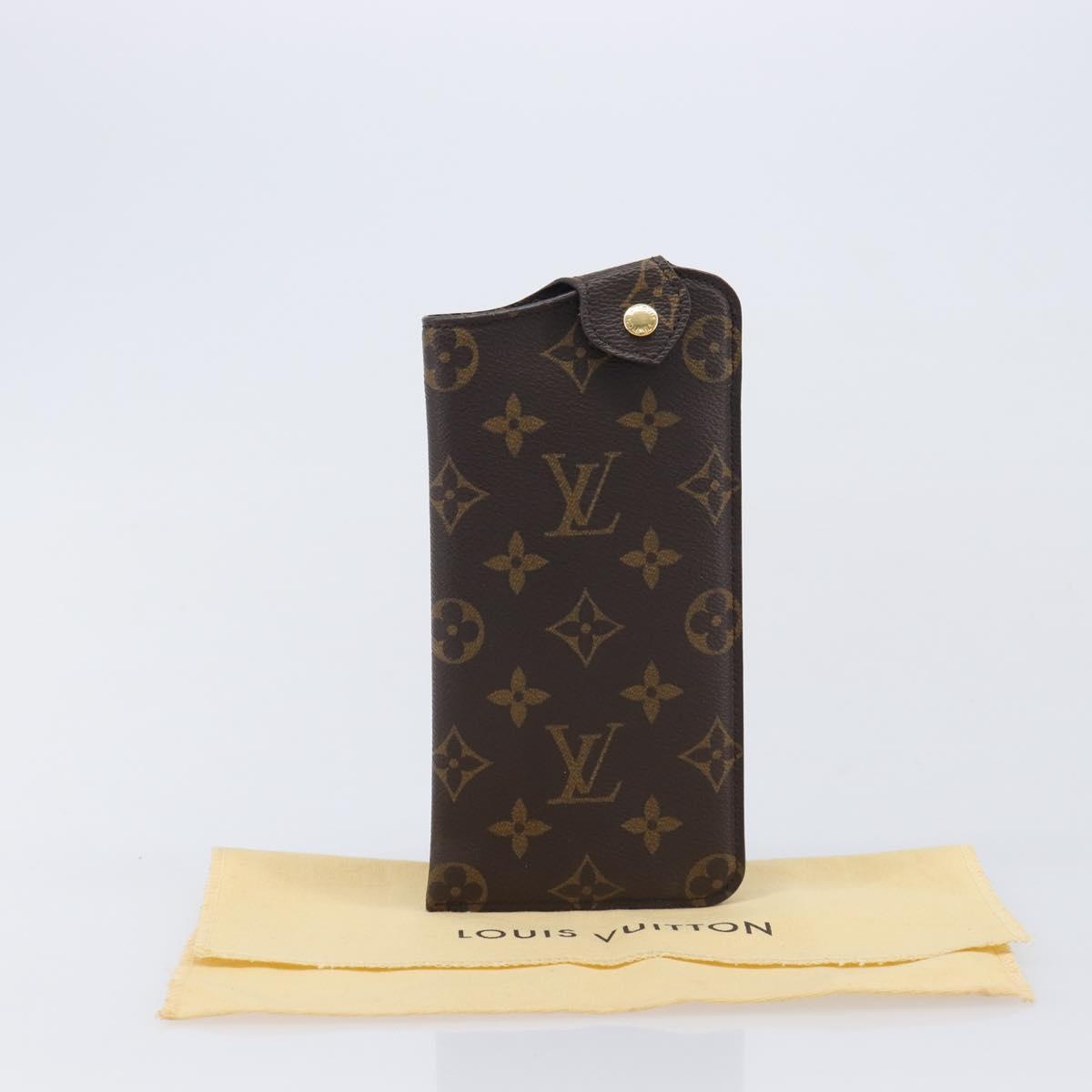 LOUIS VUITTON Monogram Etui Lunette MM Glasses Case M66544 LV Auth 213391V