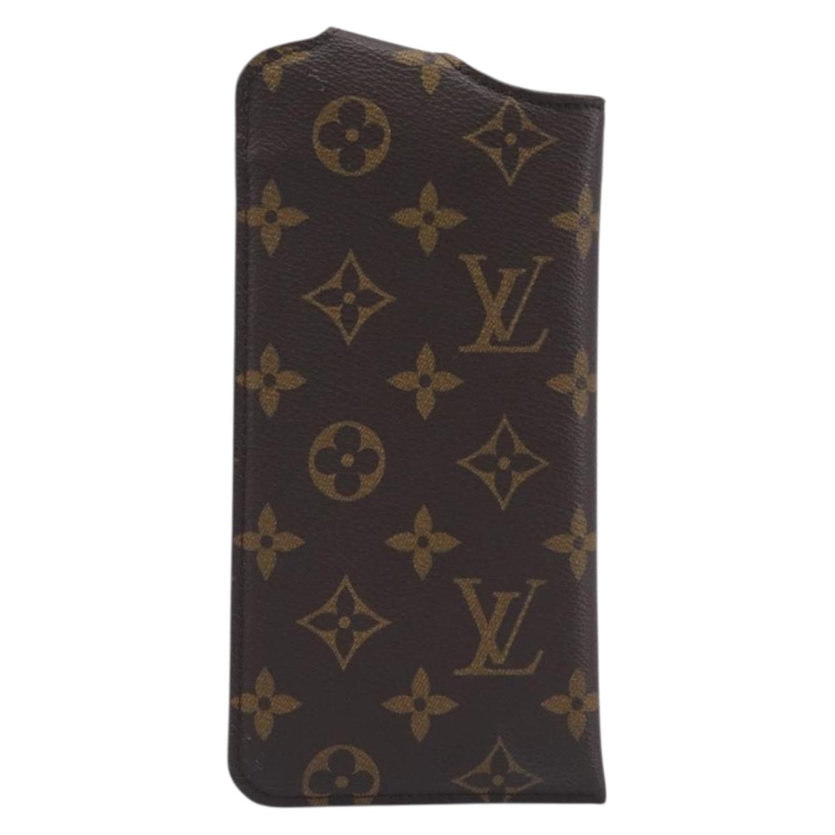 LOUIS VUITTON Monogram Etui Lunette MM Glasses Case M66544 LV Auth 213391V