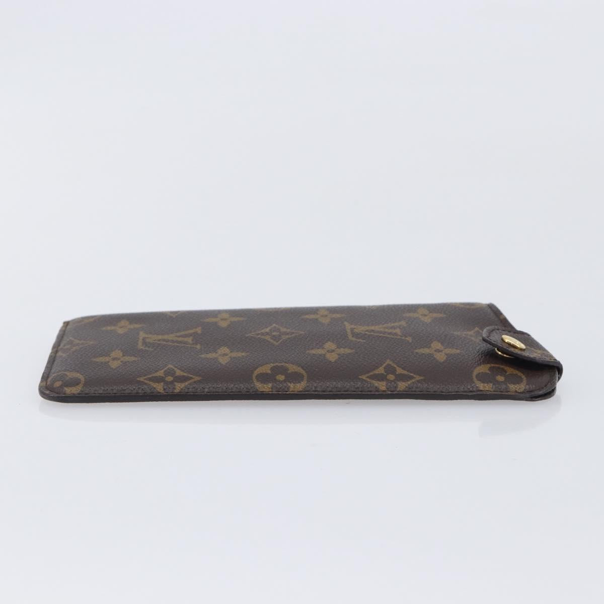 LOUIS VUITTON Monogram Etui Lunette MM Glasses Case M66544 LV Auth 213391V