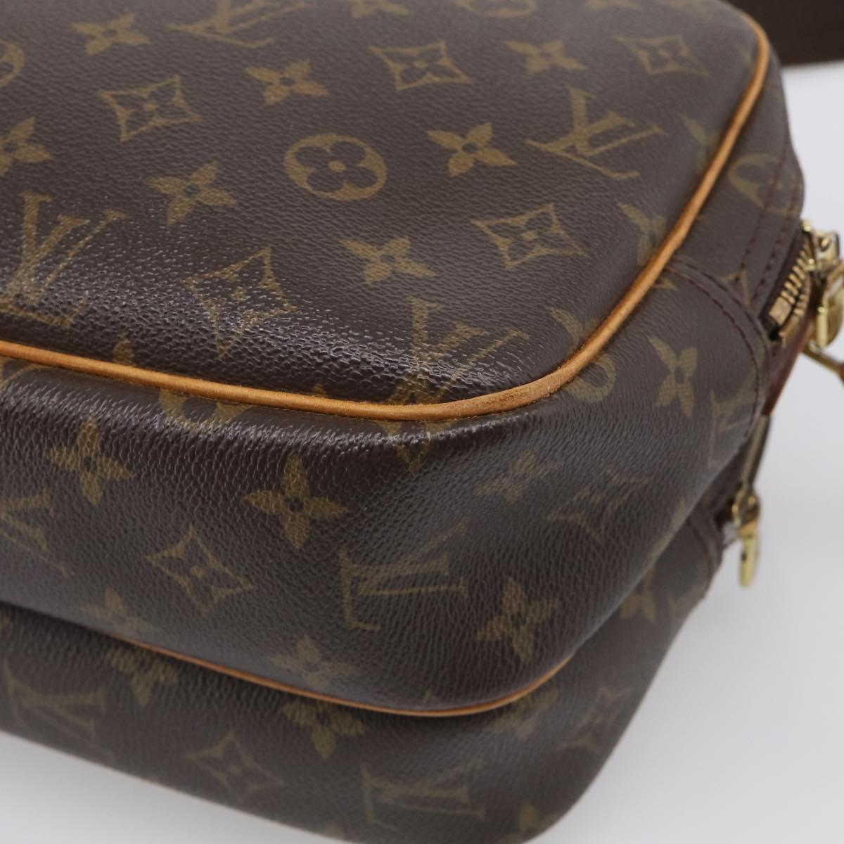 LOUIS VUITTON Monogram Reporter PM Shoulder Bag M45254 LV Auth 213392