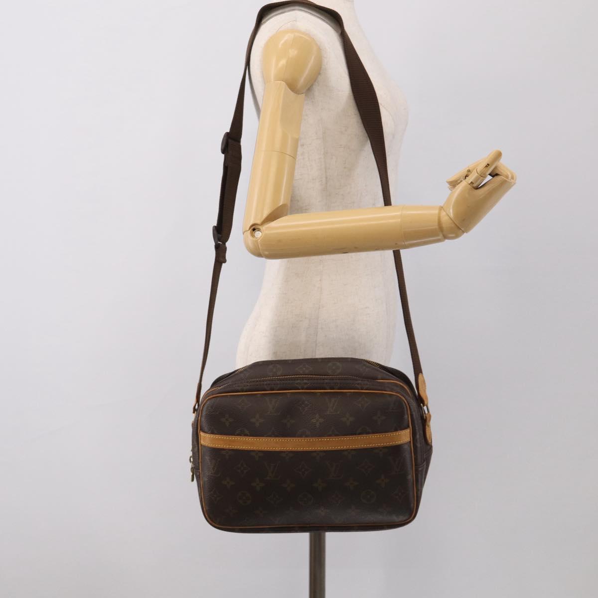 LOUIS VUITTON Monogram Reporter PM Shoulder Bag M45254 LV Auth 213392