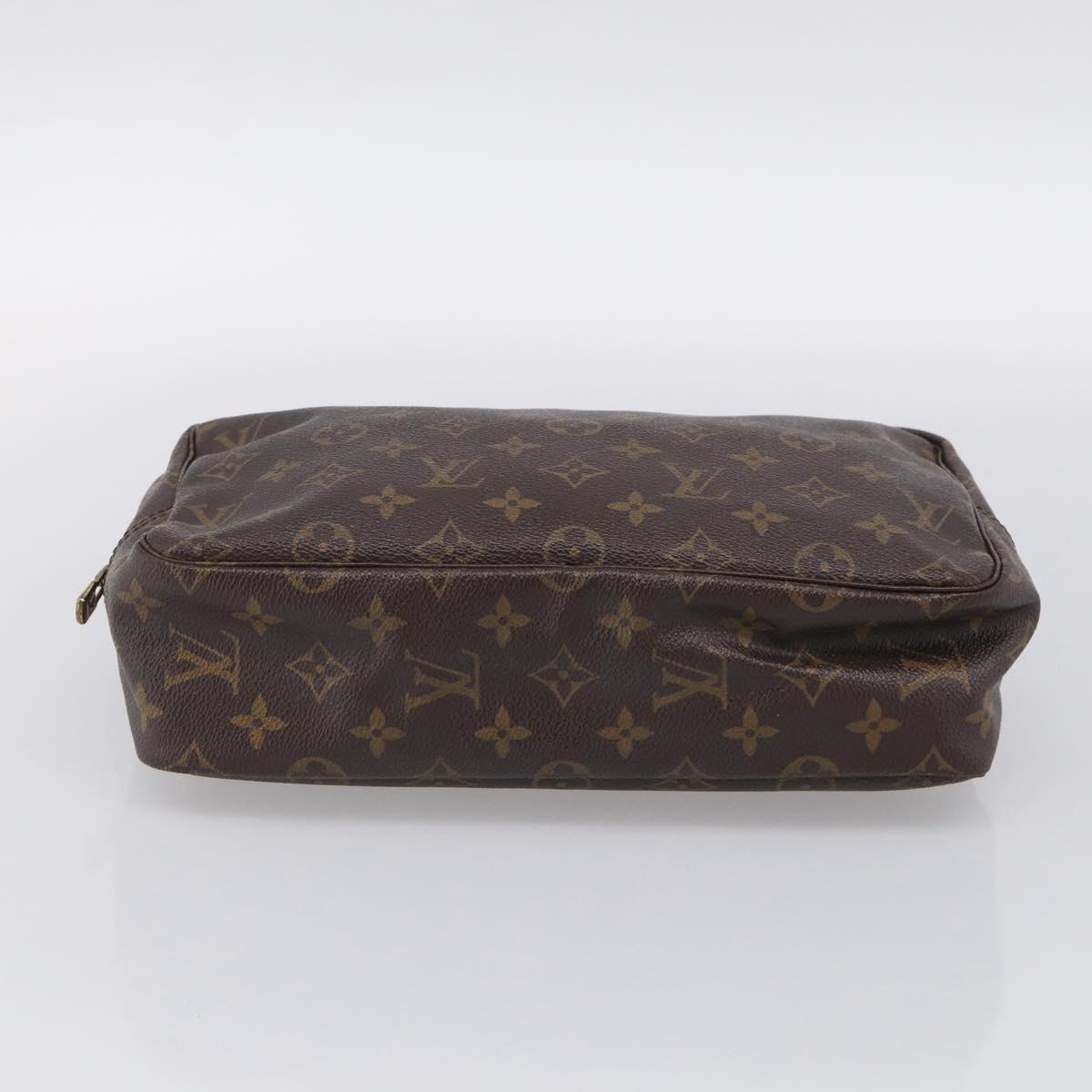 LOUIS VUITTON Monogram Trousse Toilette 28 Clutch Bag M47522 LV Auth 213393