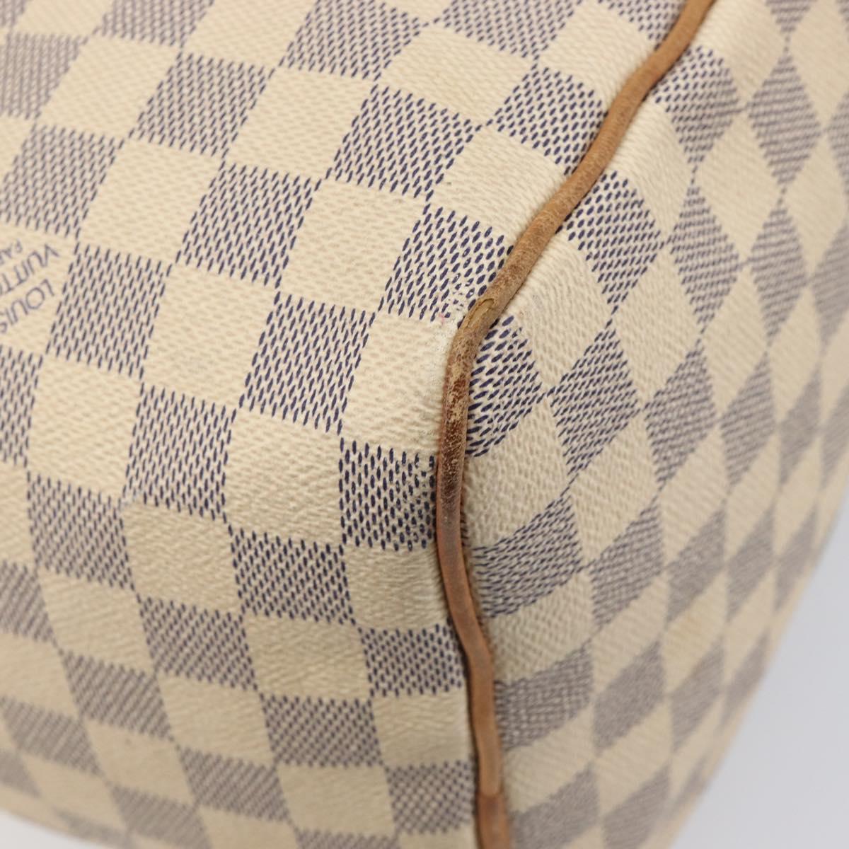LOUIS VUITTON Damier Azur Speedy 30 Hand Bag N41533 LV Auth 213398