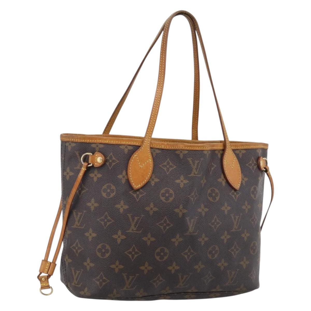 LOUIS VUITTON Monogram Neverfull PM Tote Bag M40155 LV Auth 213399A