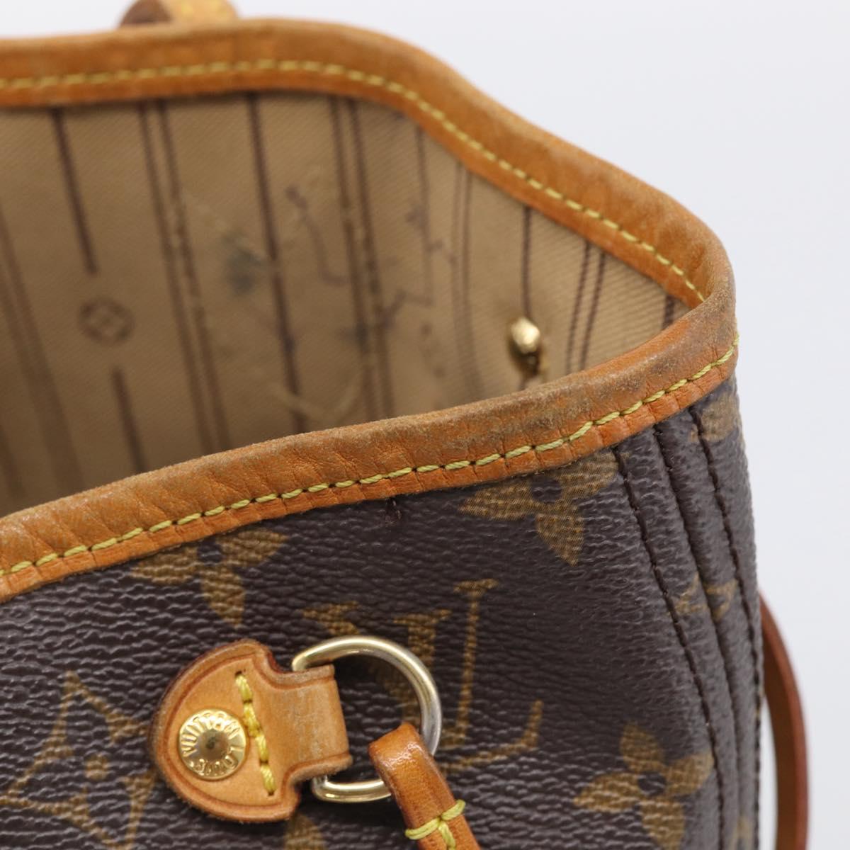 LOUIS VUITTON Monogram Neverfull PM Tote Bag M40155 LV Auth 213399A