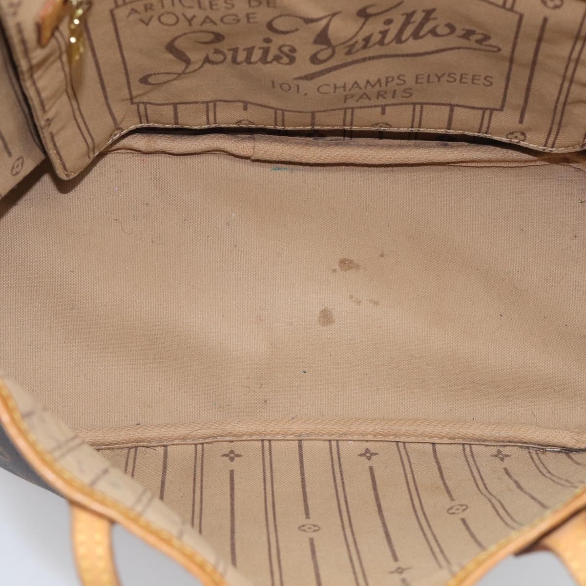 LOUIS VUITTON Monogram Neverfull PM Tote Bag M40155 LV Auth 213399A