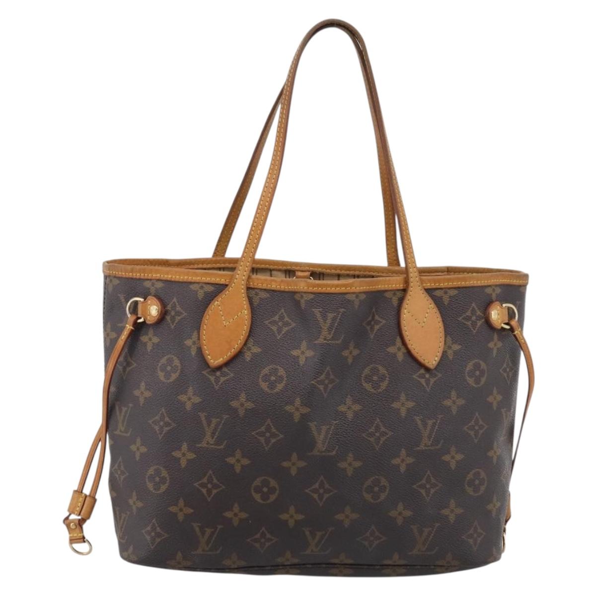 LOUIS VUITTON Monogram Neverfull PM Tote Bag M40155 LV Auth 213399A