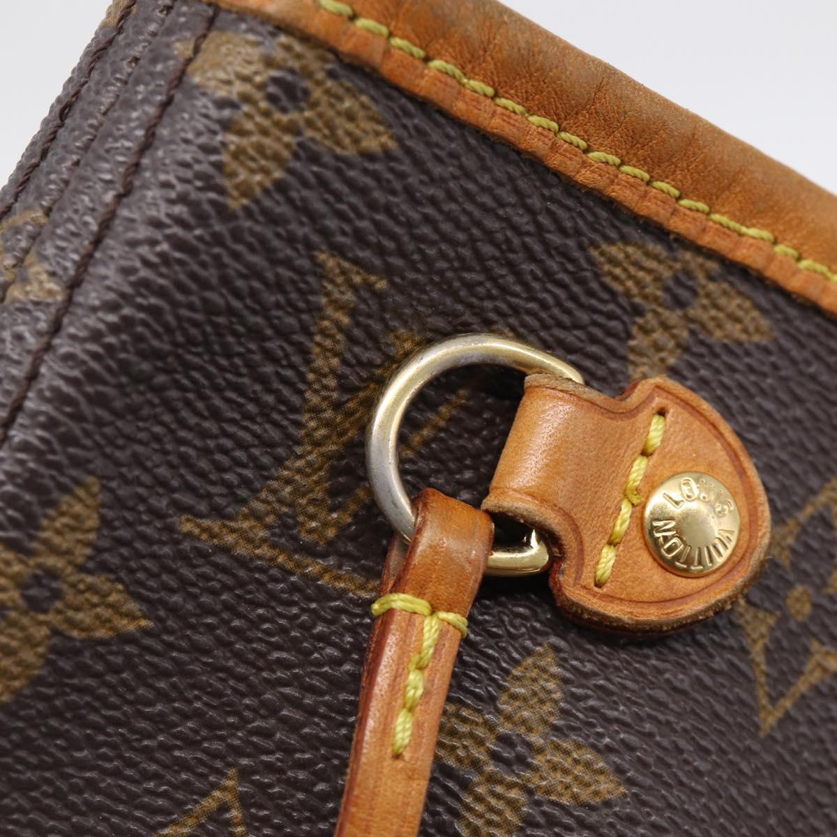 LOUIS VUITTON Monogram Neverfull PM Tote Bag M40155 LV Auth 213399A