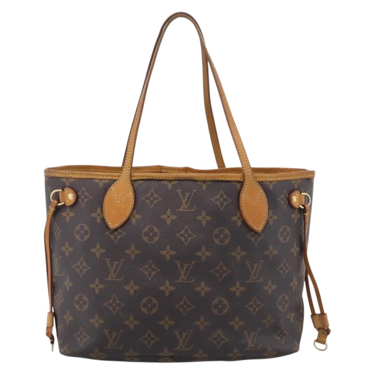 LOUIS VUITTON Monogram Neverfull PM Tote Bag M40155 LV Auth 213399A