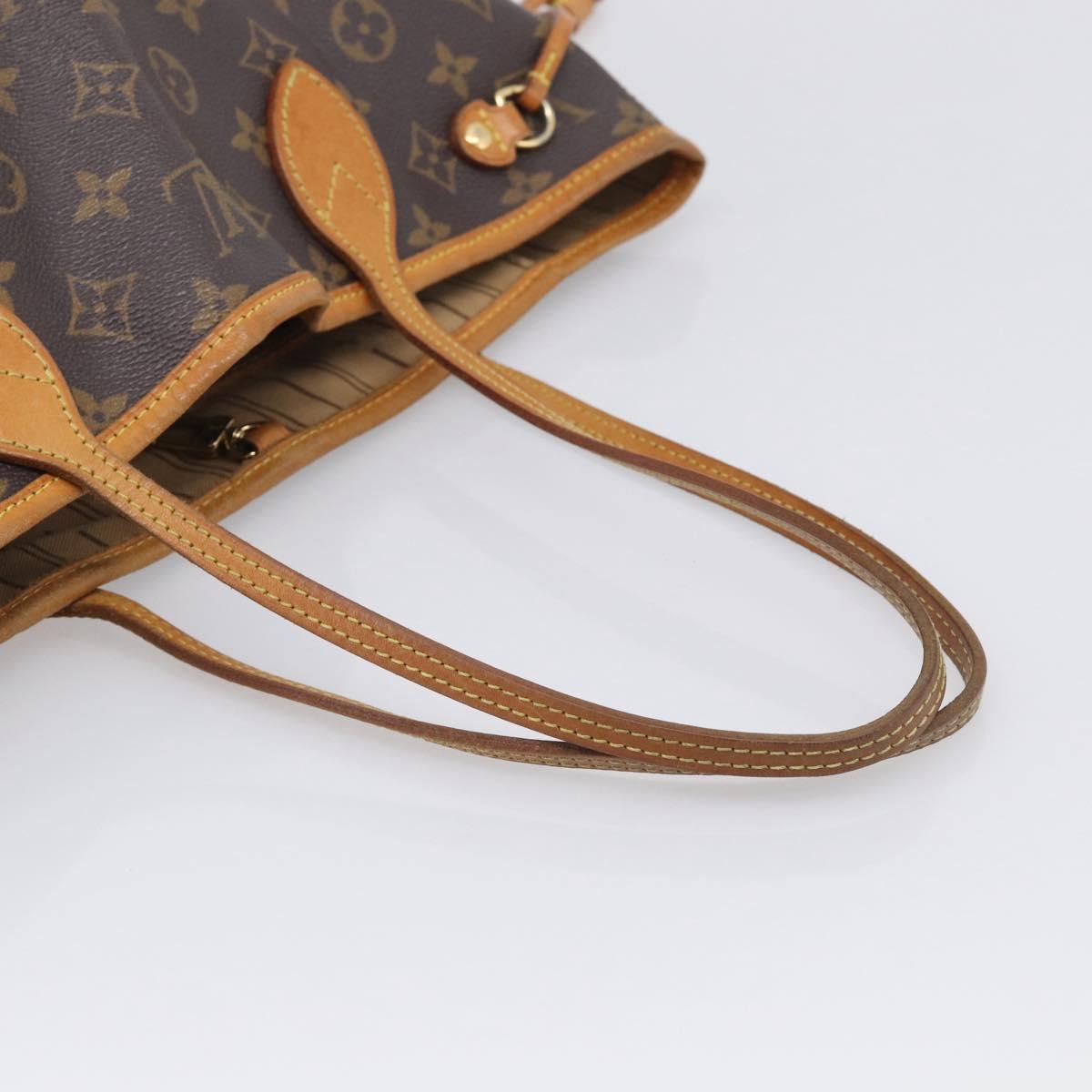 LOUIS VUITTON Monogram Neverfull PM Tote Bag M40155 LV Auth 213399A