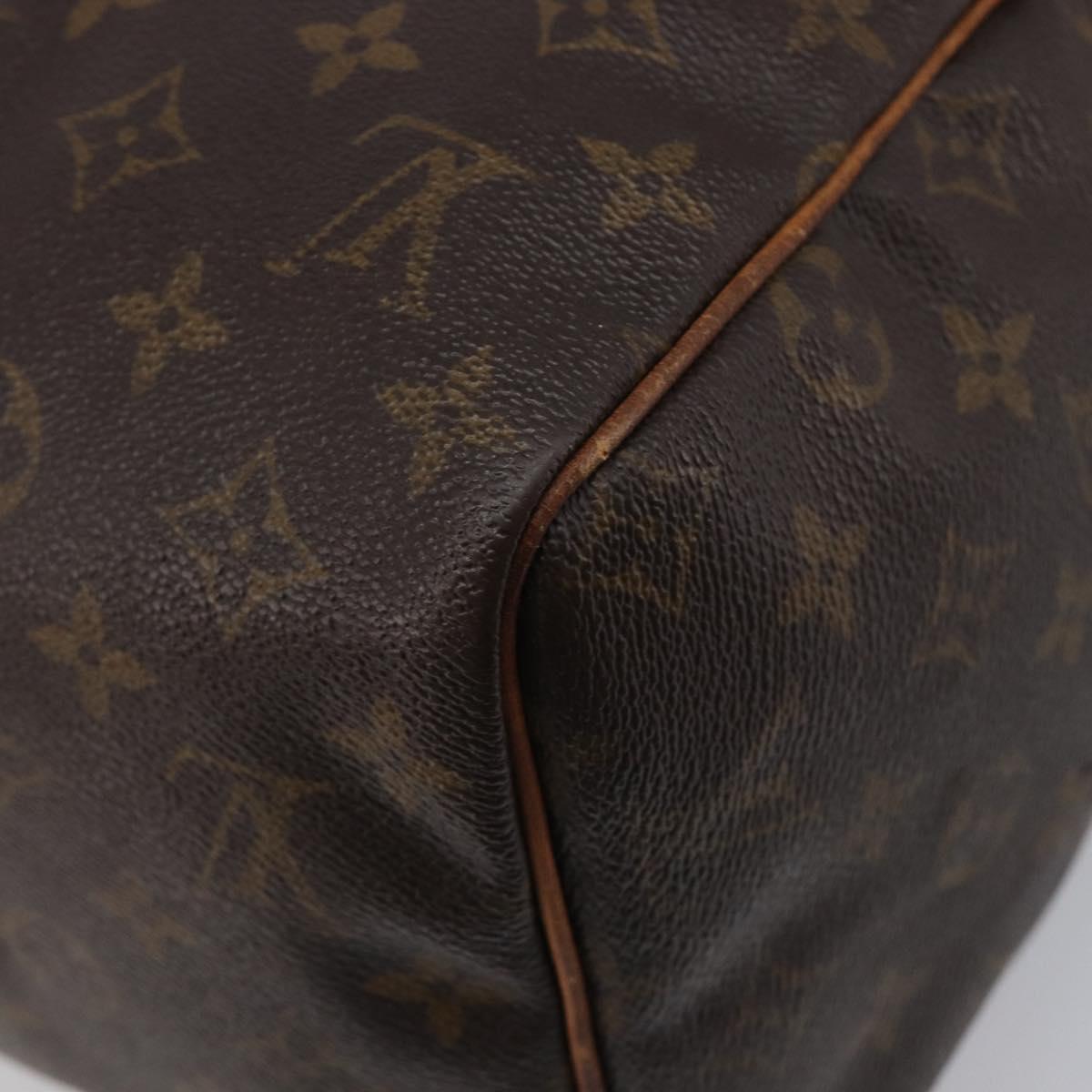 LOUIS VUITTON Monogram Speedy 30 Hand Bag M41526 LV Auth 213400