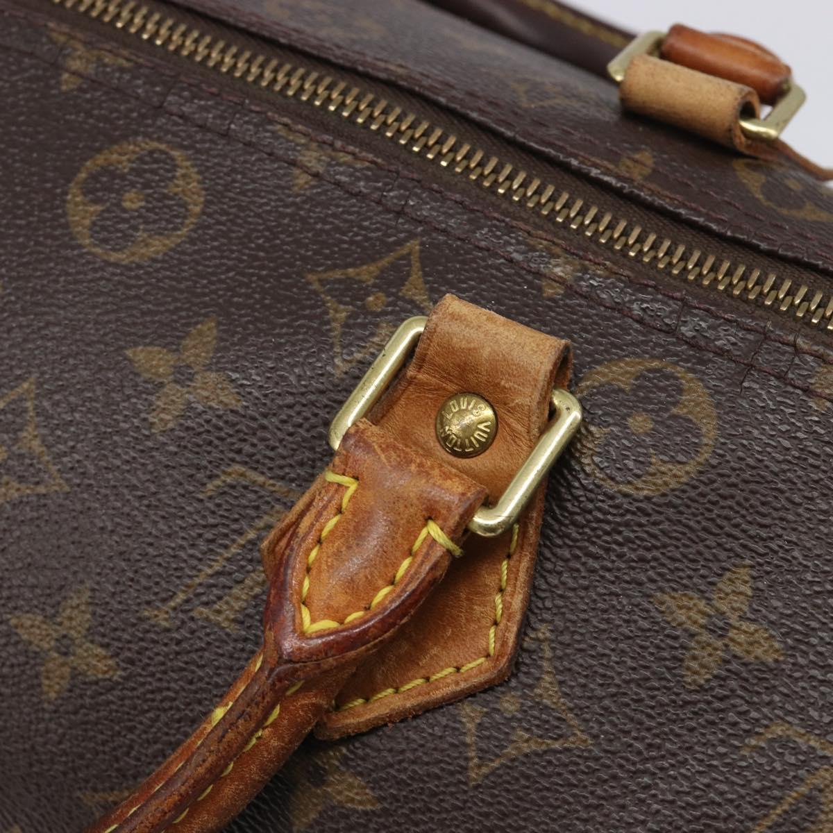 LOUIS VUITTON Monogram Speedy 30 Hand Bag M41526 LV Auth 213400