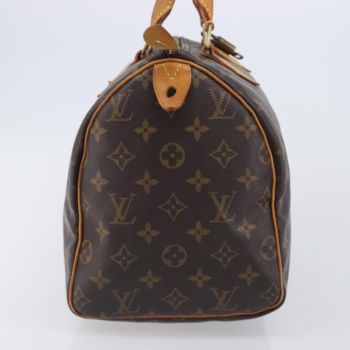 LOUIS VUITTON Monogram Speedy 30 Hand Bag M41526 LV Auth 213401A