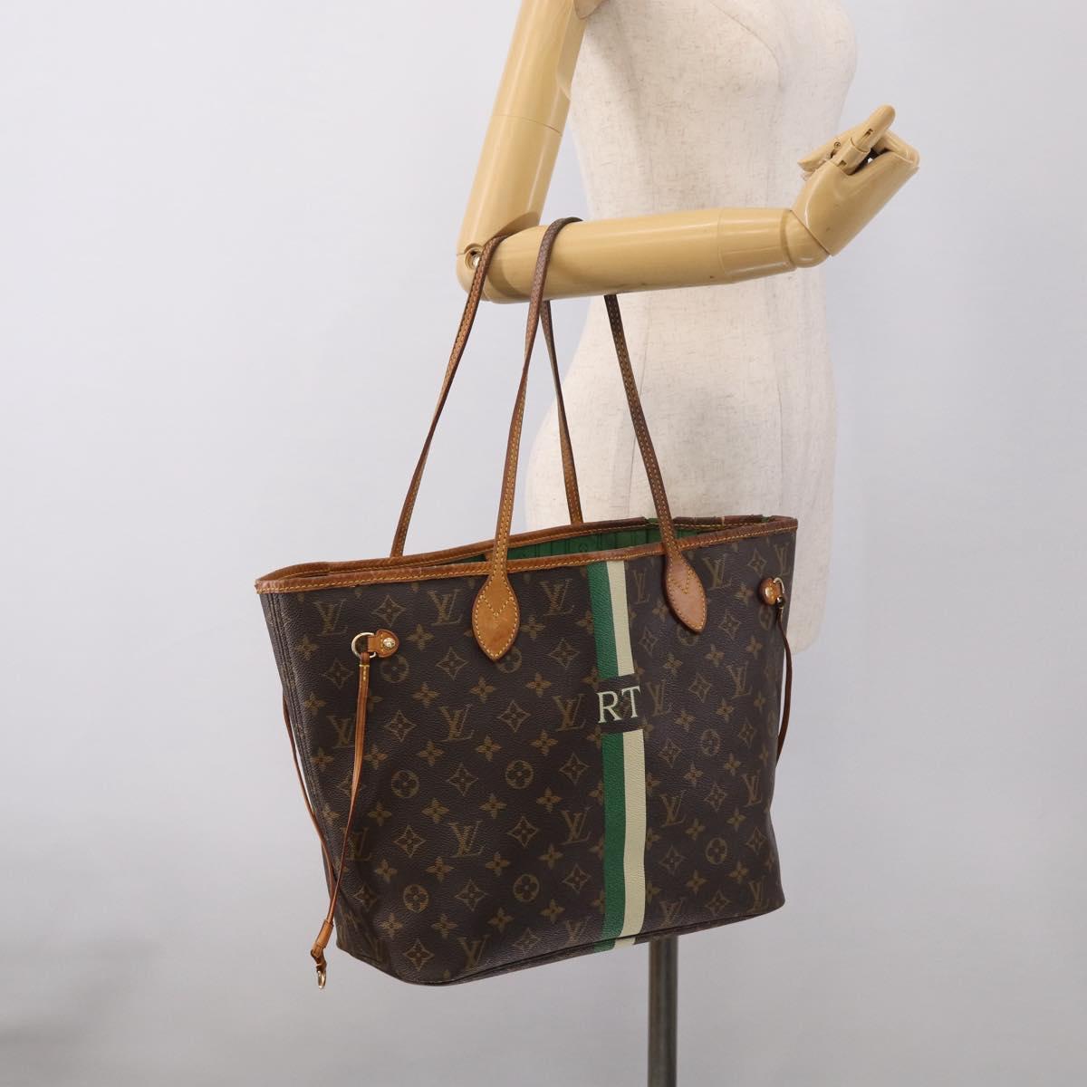 LOUIS VUITTON Monogram Neverfull MM Tote Bag M40156 LV Auth 213406