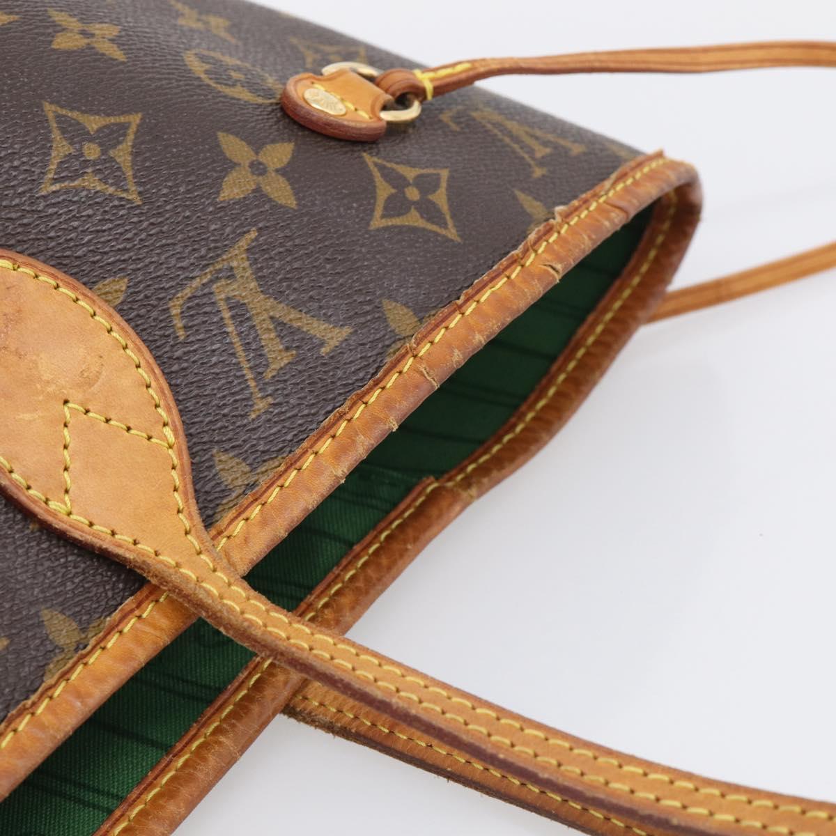 LOUIS VUITTON Monogram Neverfull MM Tote Bag M40156 LV Auth 213406
