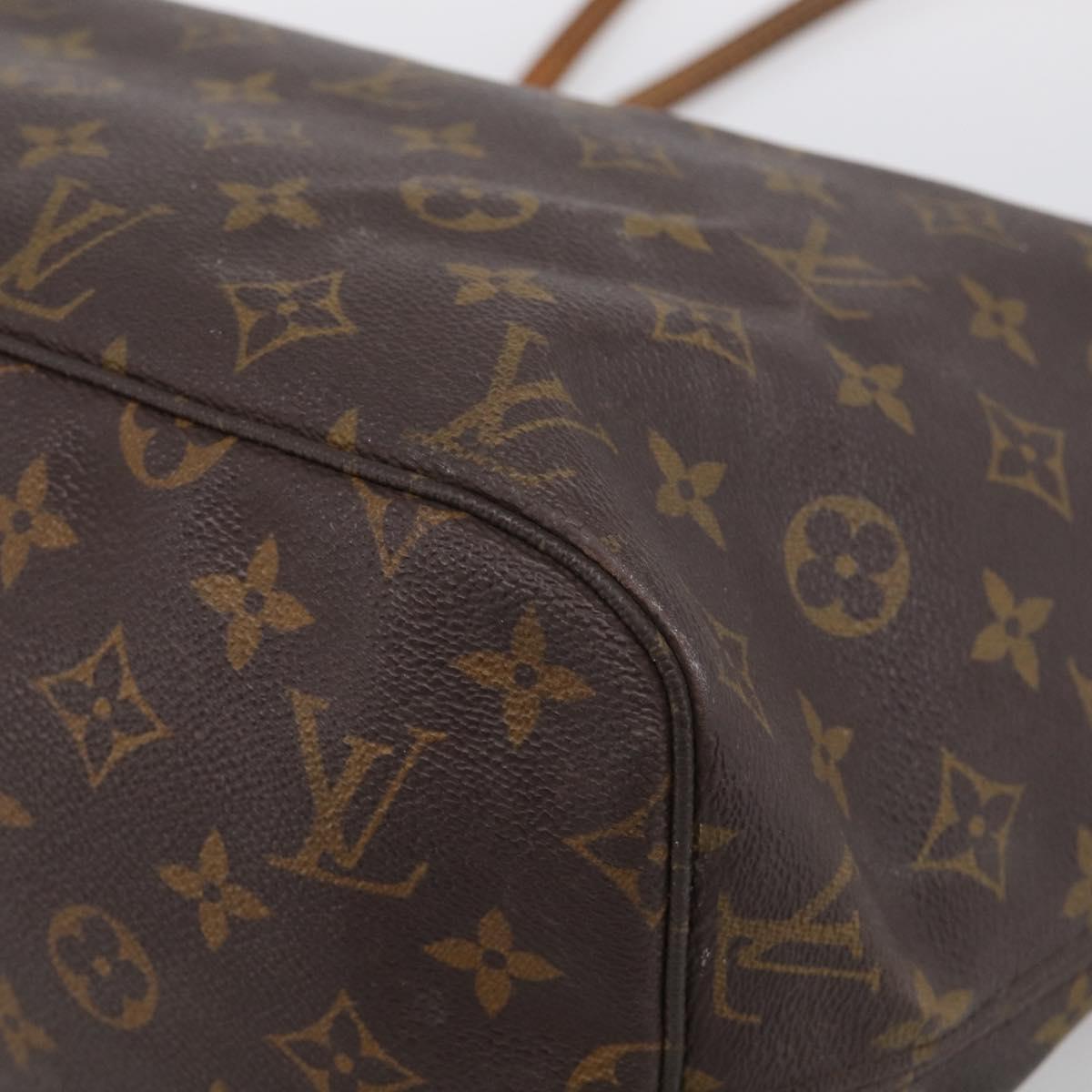 LOUIS VUITTON Monogram Neverfull MM Tote Bag M40156 LV Auth 213407