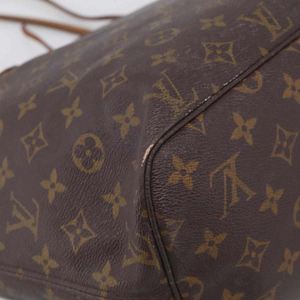 LOUIS VUITTON Monogram Neverfull MM Tote Bag M40156 LV Auth 213407