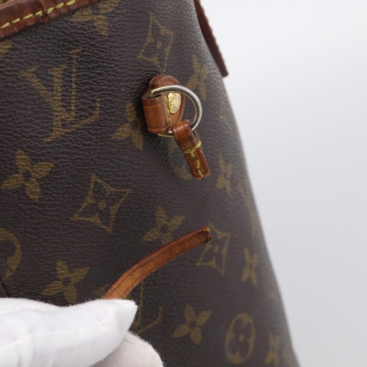 LOUIS VUITTON Monogram Neverfull MM Tote Bag M40156 LV Auth 213407