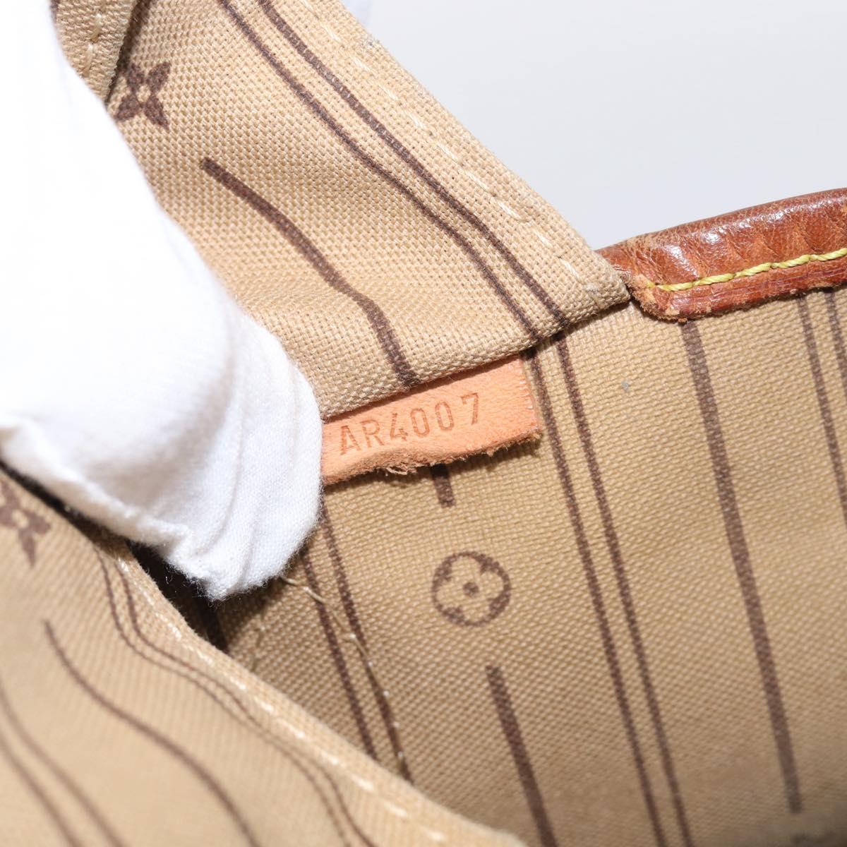 LOUIS VUITTON Monogram Neverfull MM Tote Bag M40156 LV Auth 213407