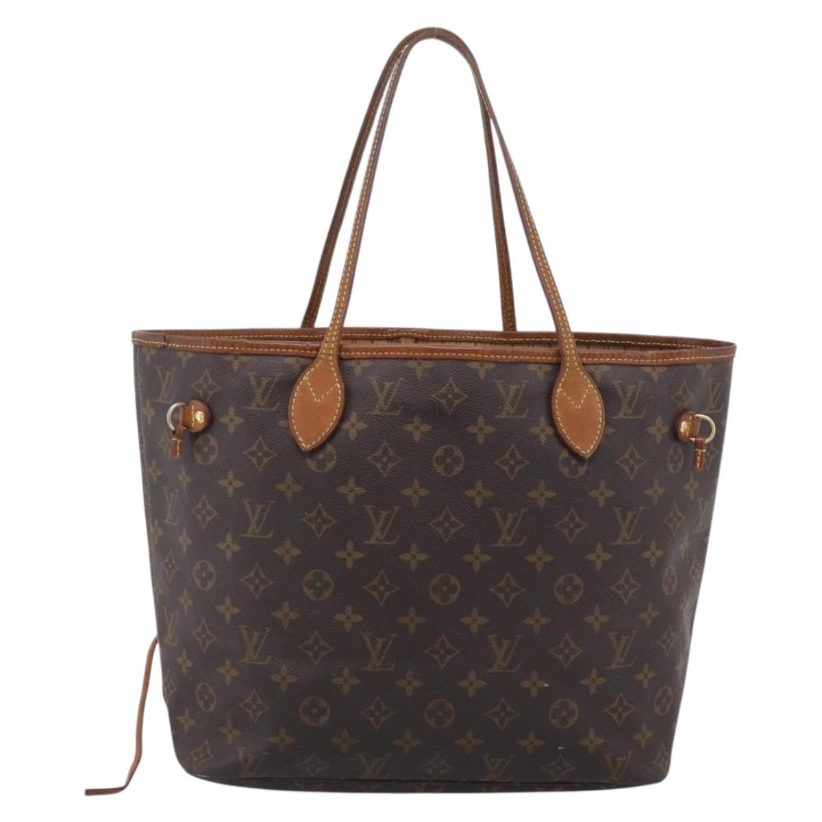 LOUIS VUITTON Monogram Neverfull MM Tote Bag M40156 LV Auth 213407