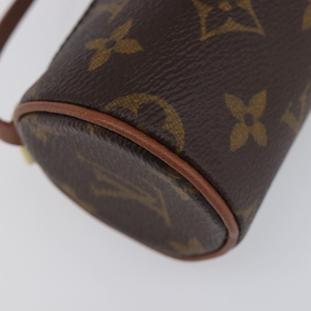 LOUIS VUITTON Monogram Papillon Pouch LV Auth 213410