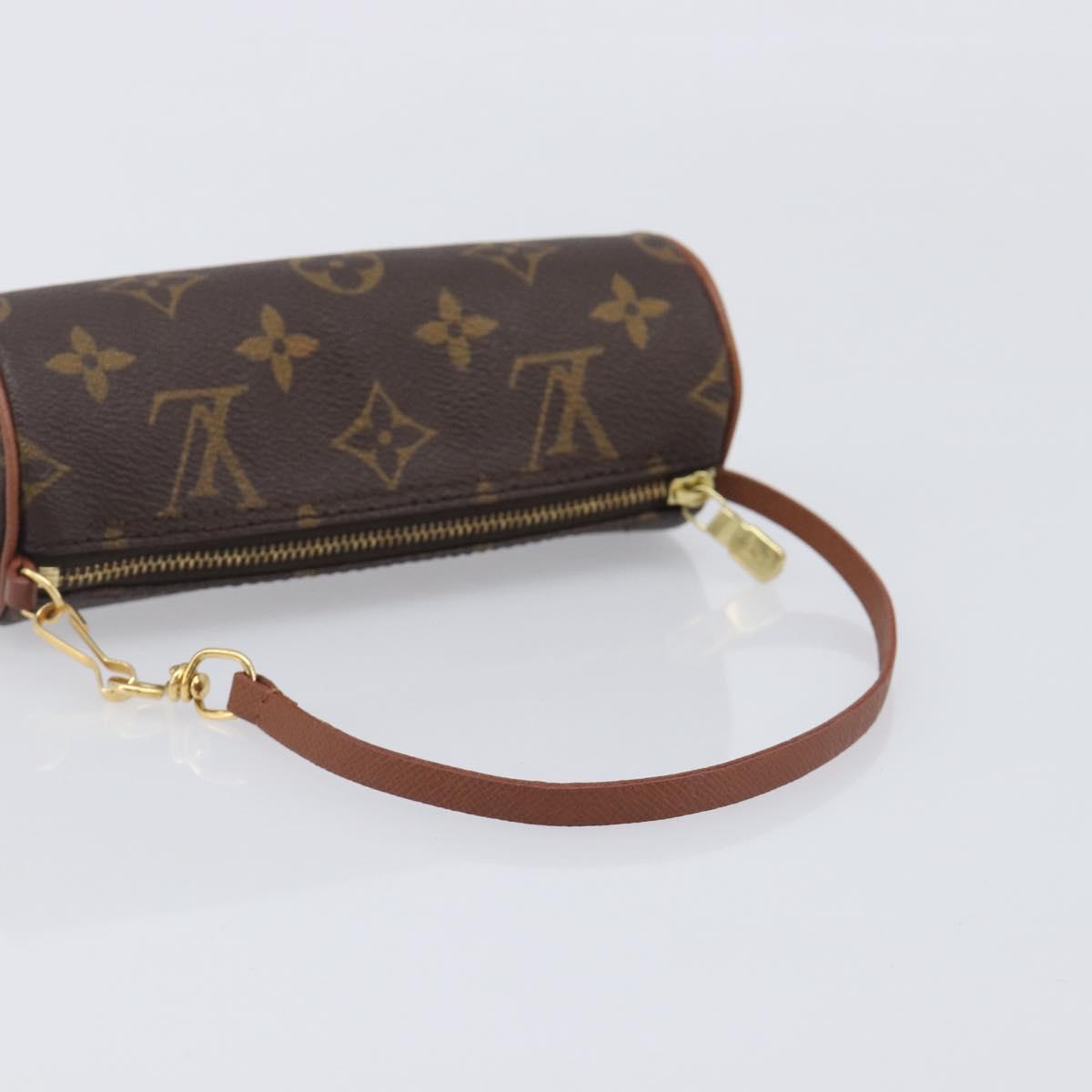 LOUIS VUITTON Monogram Papillon Pouch LV Auth 213410