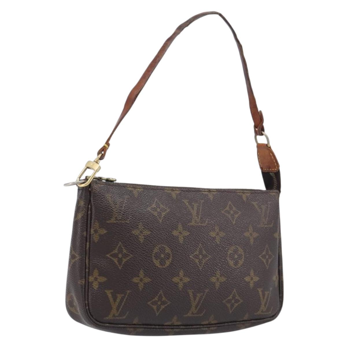 LOUIS VUITTON Monogram Pochette Accessoires Pouch M51980 LV Auth 213416