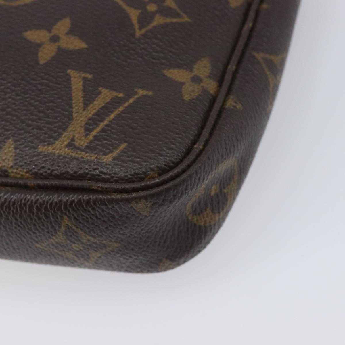 LOUIS VUITTON Monogram Pochette Accessoires Pouch M51980 LV Auth 213416