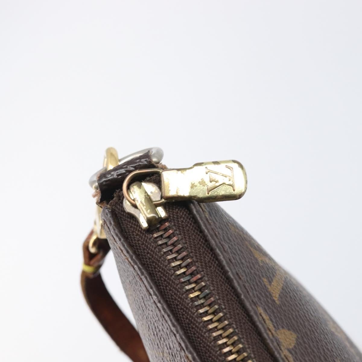LOUIS VUITTON Monogram Pochette Accessoires Pouch M51980 LV Auth 213416