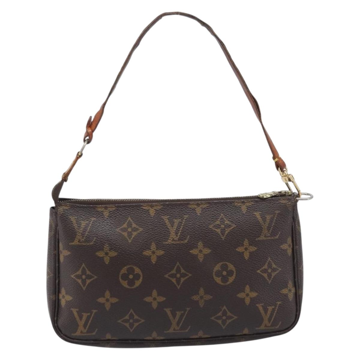 LOUIS VUITTON Monogram Pochette Accessoires Pouch M51980 LV Auth 213416