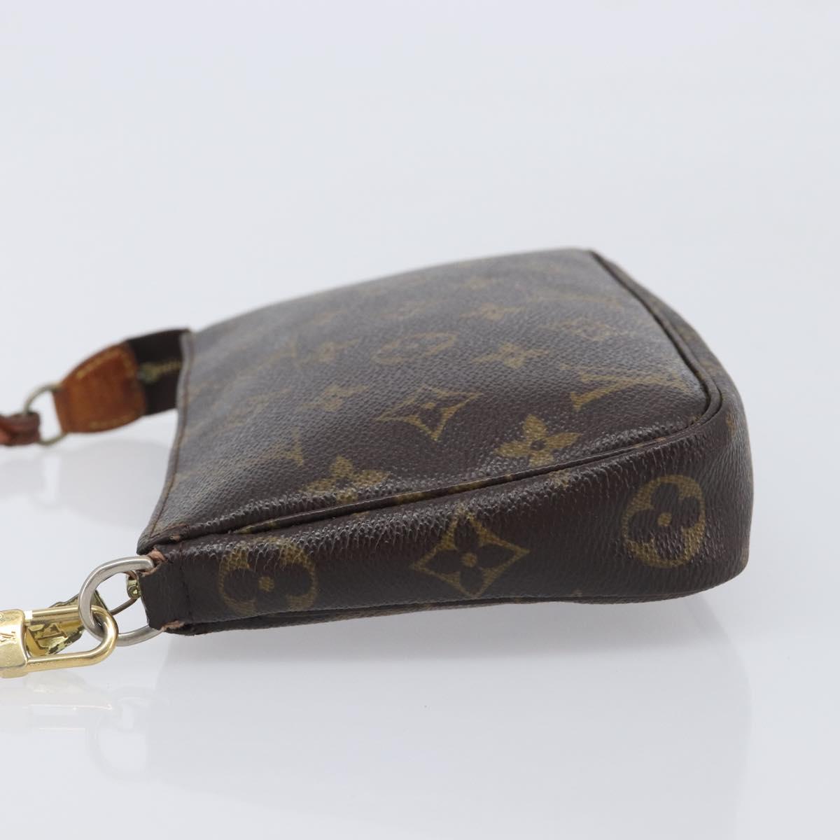 LOUIS VUITTON Monogram Pochette Accessoires Pouch M51980 LV Auth 213416
