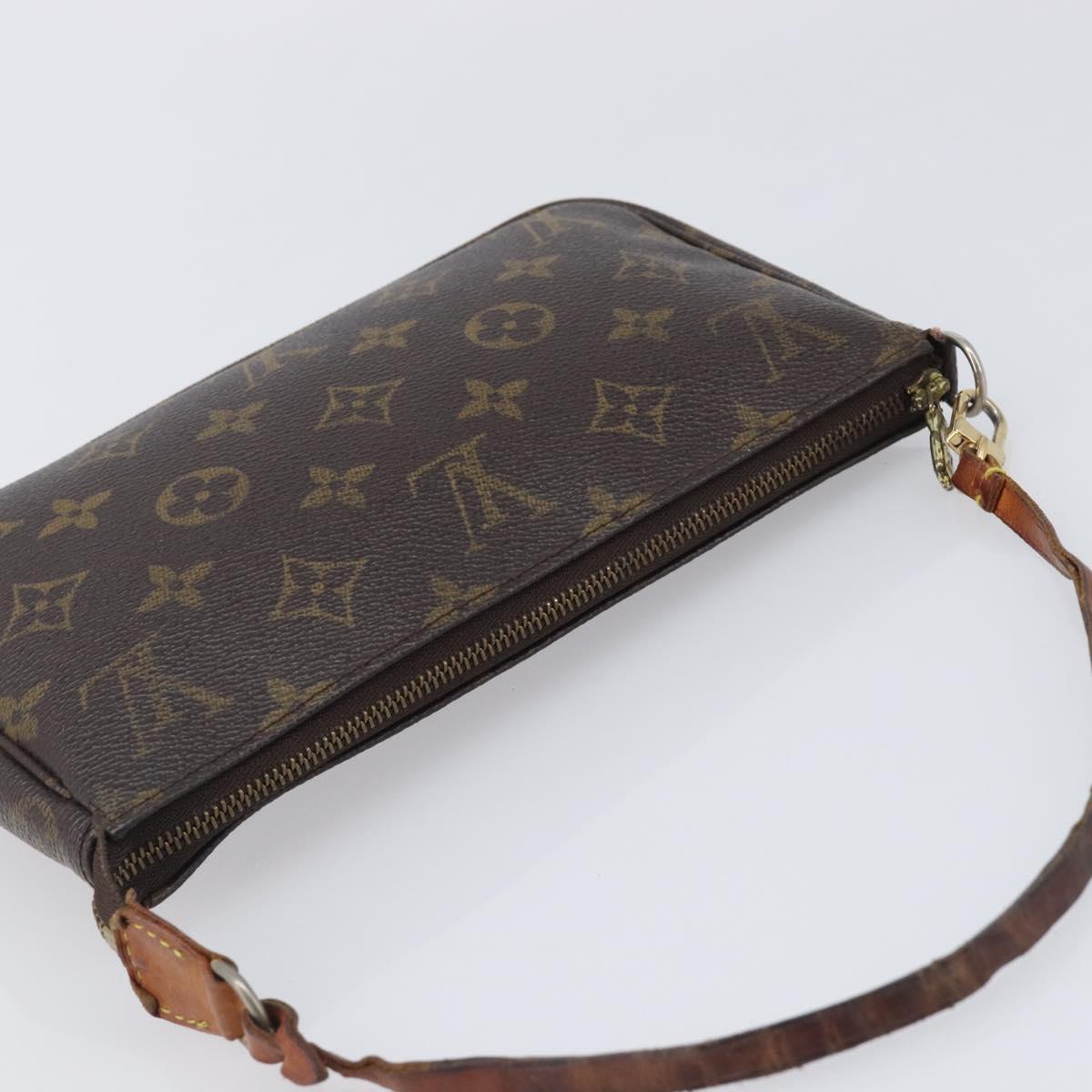 LOUIS VUITTON Monogram Pochette Accessoires Pouch M51980 LV Auth 213416