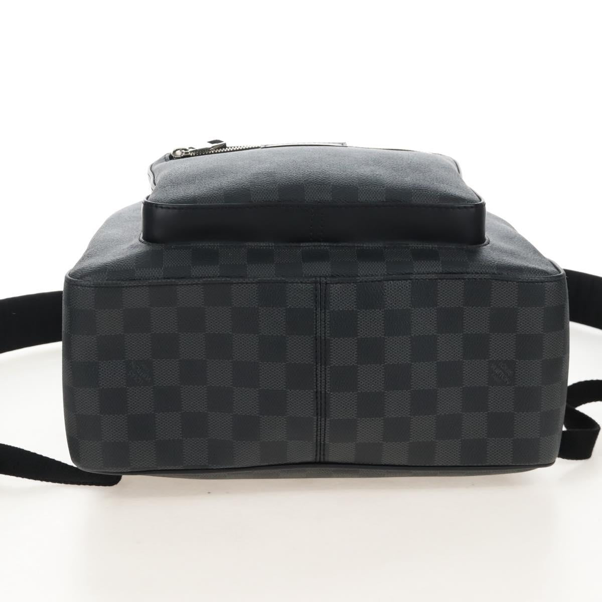 LOUIS VUITTON Damier Grafitte Josh Backpack N41473 LV Auth 213420SAV