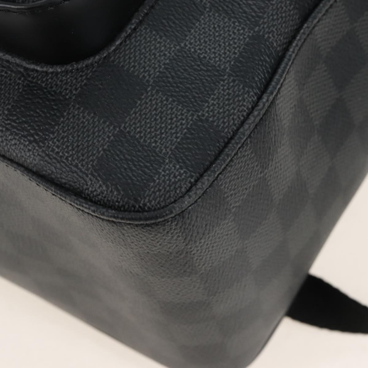 LOUIS VUITTON Damier Grafitte Josh Backpack N41473 LV Auth 213420SAV