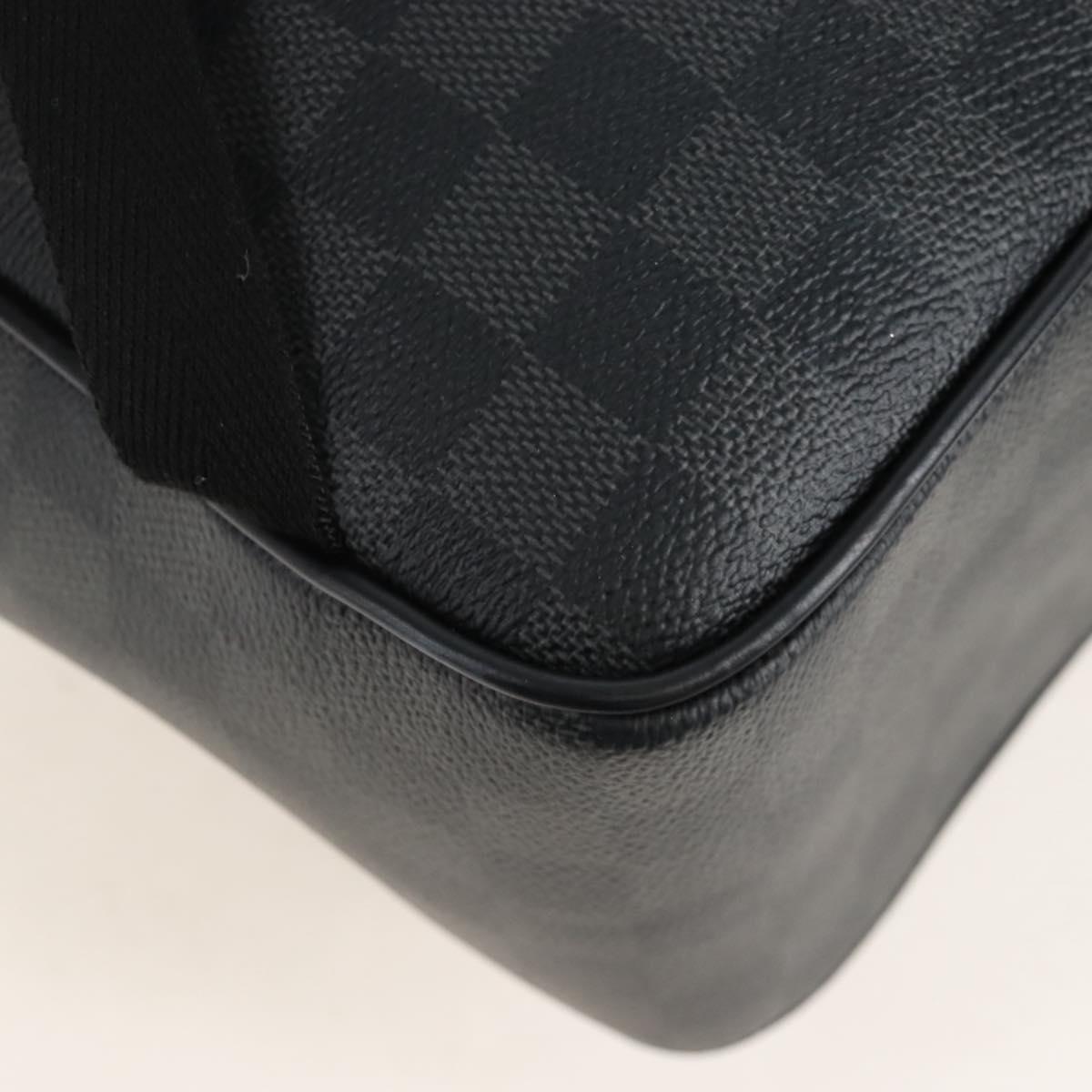 LOUIS VUITTON Damier Grafitte Josh Backpack N41473 LV Auth 213420SAV