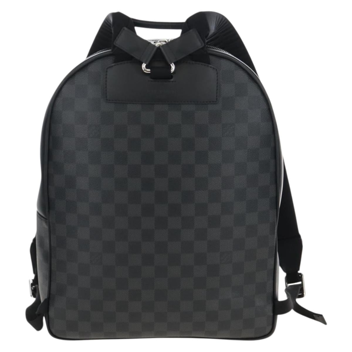 LOUIS VUITTON Damier Grafitte Josh Backpack N41473 LV Auth 213420SAV