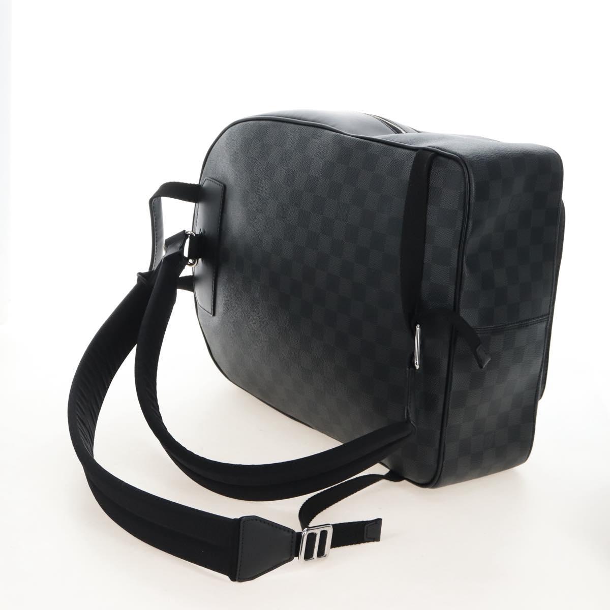 LOUIS VUITTON Damier Grafitte Josh Backpack N41473 LV Auth 213420SAV