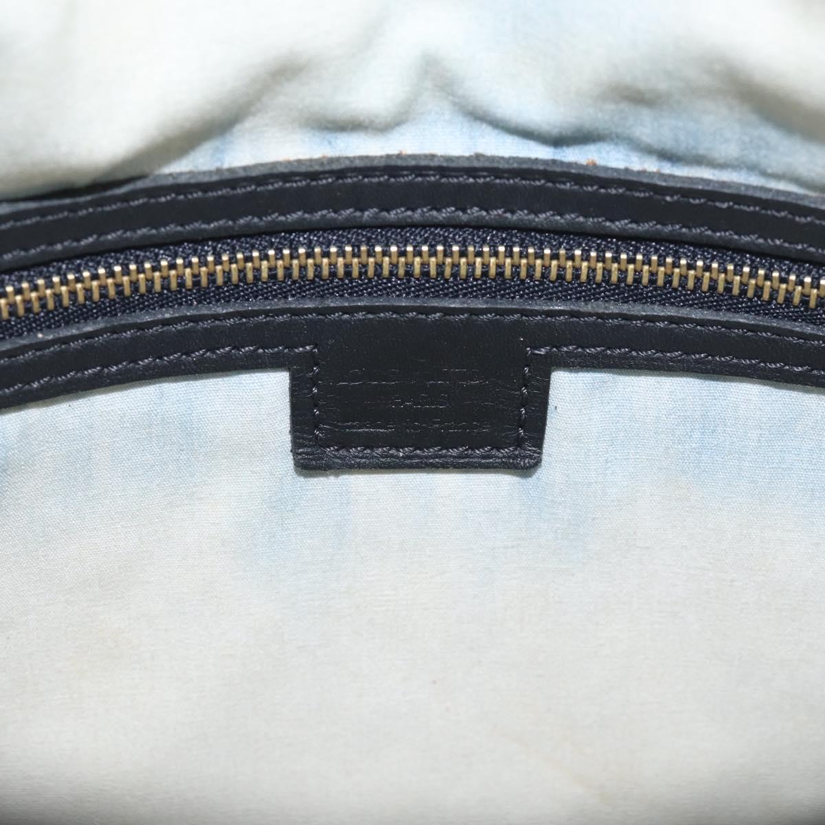 LOUIS VUITTON Monogram Mini Francoise Tote Bag 2way Blue M92208 LV Auth 213421