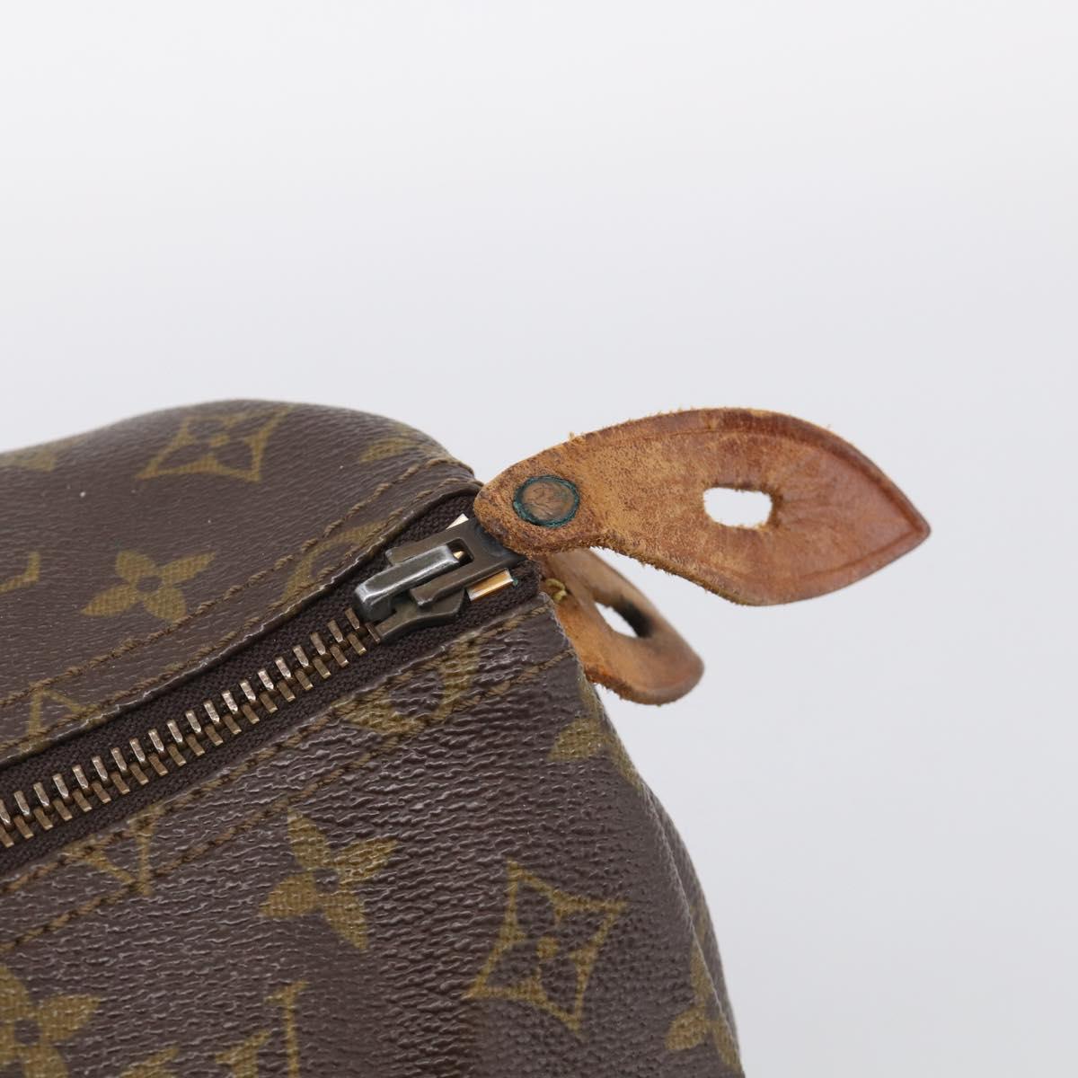LOUIS VUITTON Monogram Speedy 35 Hand Bag M41524 LV Auth 213422