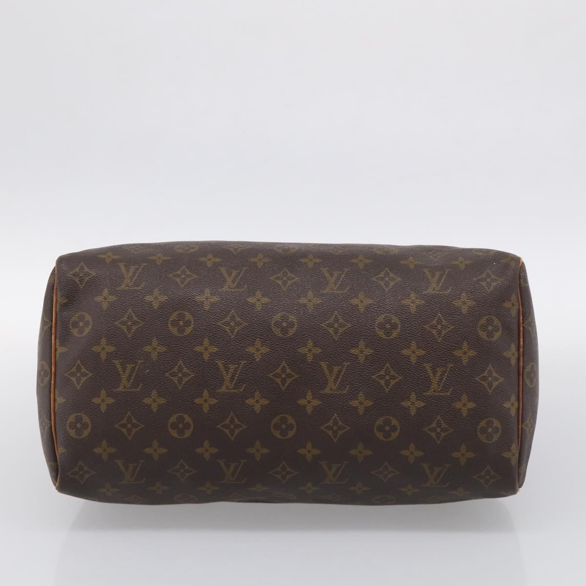 LOUIS VUITTON Monogram Speedy 35 Hand Bag M41524 LV Auth 213422