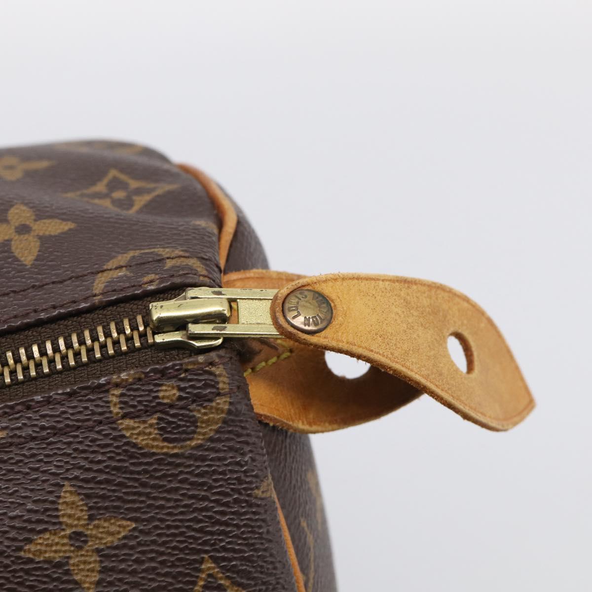 LOUIS VUITTON Monogram Speedy 35 Hand Bag M41524 LV Auth 213430A